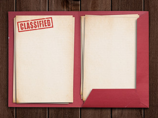 Classified folder