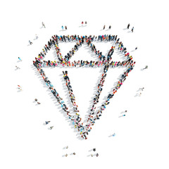 people in the shape of Briliant