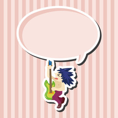 band member guitar player theme elements