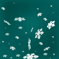 Perspective Snowflakes