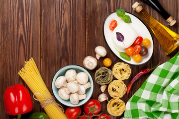 Mozzarella, tomatoes, basil and olive oil