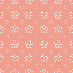 Flower seamless pattern background