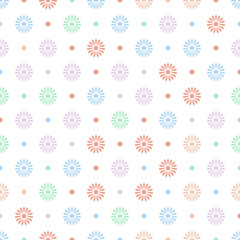 Flower seamless pattern background