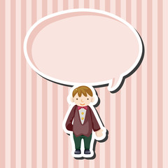 waiter theme elements vector,eps