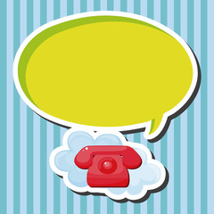 telephone icon theme elements