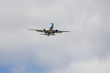 Airplane in the sky