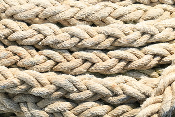 Fototapeta na wymiar old rope texture and background