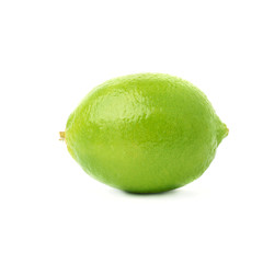 Lime fruit isolated over the white background