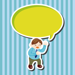 Office workers theme elements