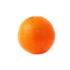Orange fruit isolated over the white background