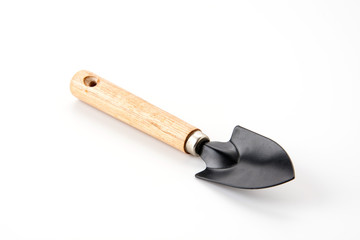 trowel or spade on white background