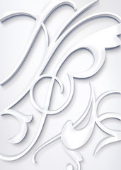 Fototapeta premium Motifs floraux 3d 