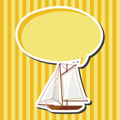 Transportation boat theme elements