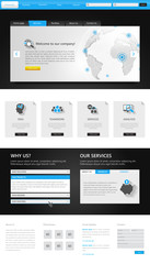 Vector Corporate Website Template Desgin