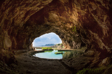 Grotte des Tiberius, Sperlonga, Italien