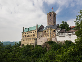 Fototapeta na wymiar Die Wartburg bei Eisenach, Thüringen, Deutschland