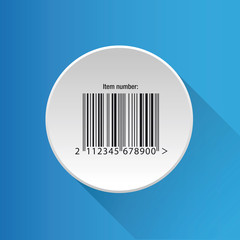 Barcode label vector