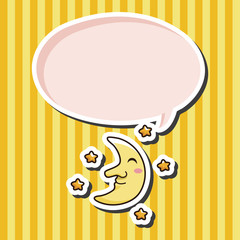 weather moon theme elements