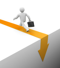 Escape. Business metaphor