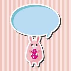 easter rabbit theme element vector,eps