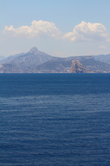 Coast of Mediterranean Sea. Calp, Spain