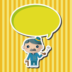 Office workers theme elements