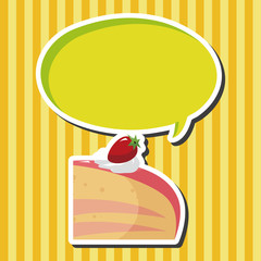 decorating cake theme elements vector,eps10