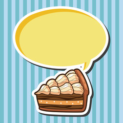 decorating cake theme elements vector,eps10