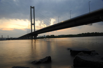 Ukraine. Kyiv. Pivdenny Mist (Southern Bridge)