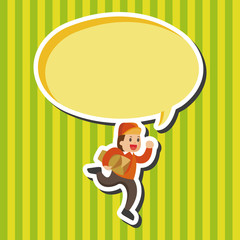 deliveryman theme elements vector,eps