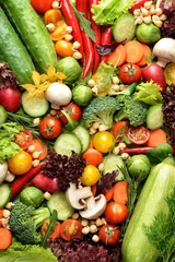 Cercles muraux Légumes Fresh vegetables