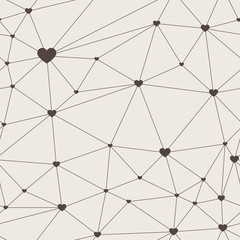 Fototapeta premium Seamless pattern in the form web