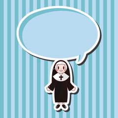pastor and nun theme elements