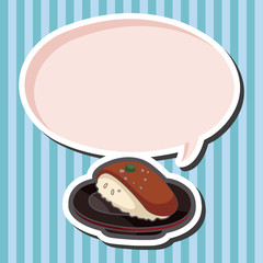Japanese food sushi theme elements