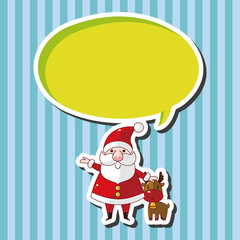 santa claus theme elements