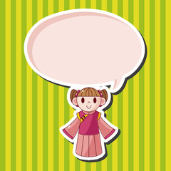 Chinese people theme elements