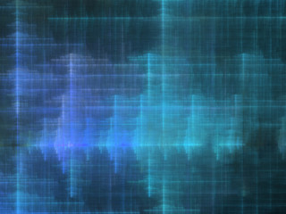 Abstract shapes made of fractal textures.