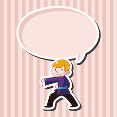 Kung fu theme elements