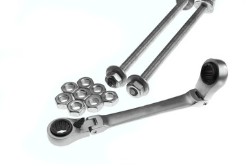 Wrenches on nuts and bolts