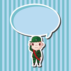 people theme soldier elements