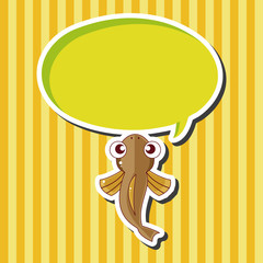 fish cartoon theme elements
