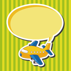 transportation airplane theme elements