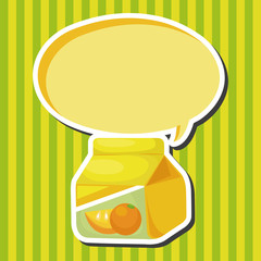 juice drink theme elements