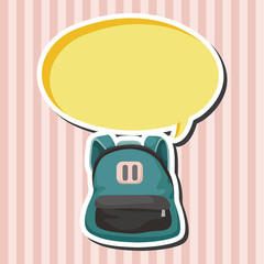 travel bag theme elements