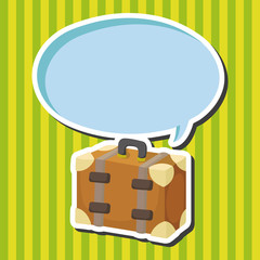 travel bag theme elements