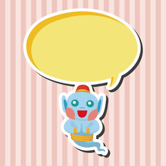 fairytale Aladdin story theme elements