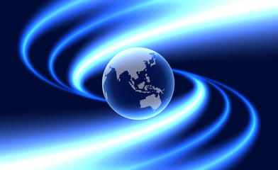 global technology background.