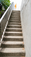 cement stairs