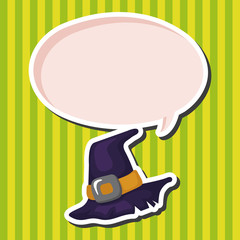 Halloween moon theme elements