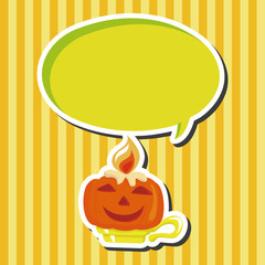 Halloween pumpkin theme elements